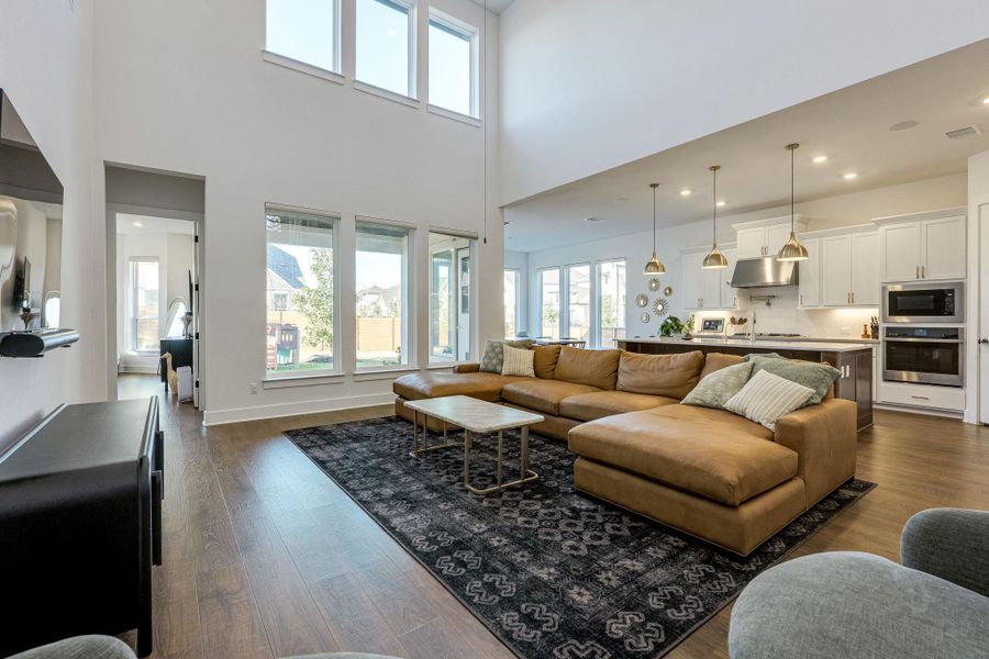 Furnished interior view inside a new home in , Leander (Image 26).