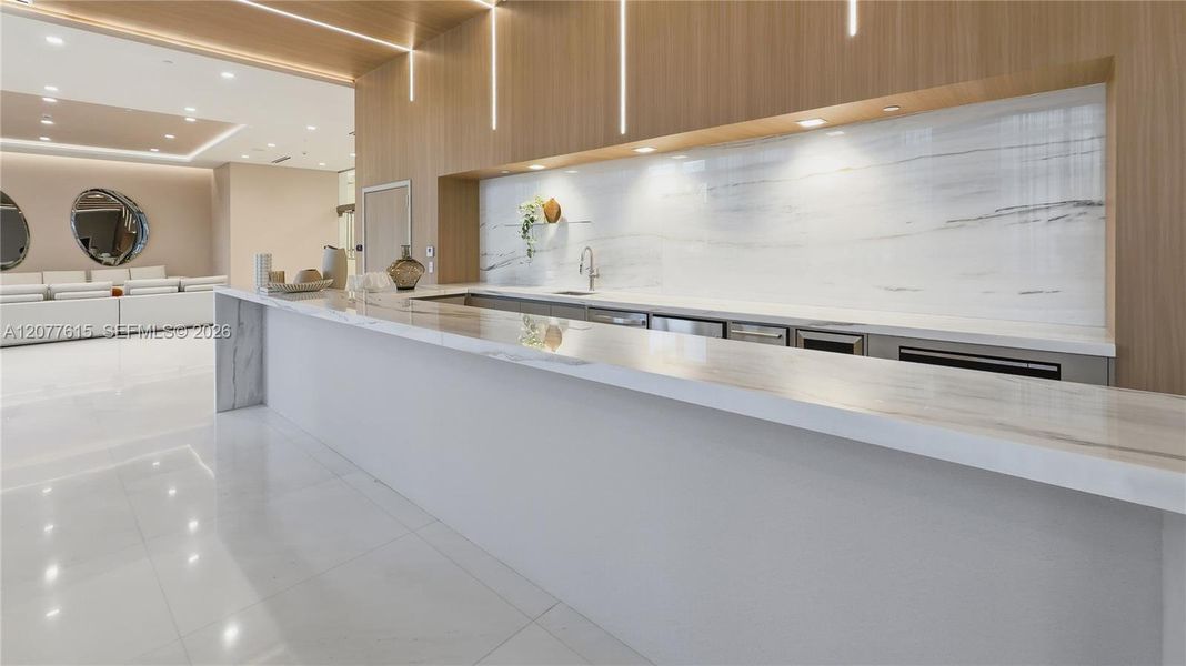 Furnished interior view inside a new home in , Hallandale Beach (Image 18).