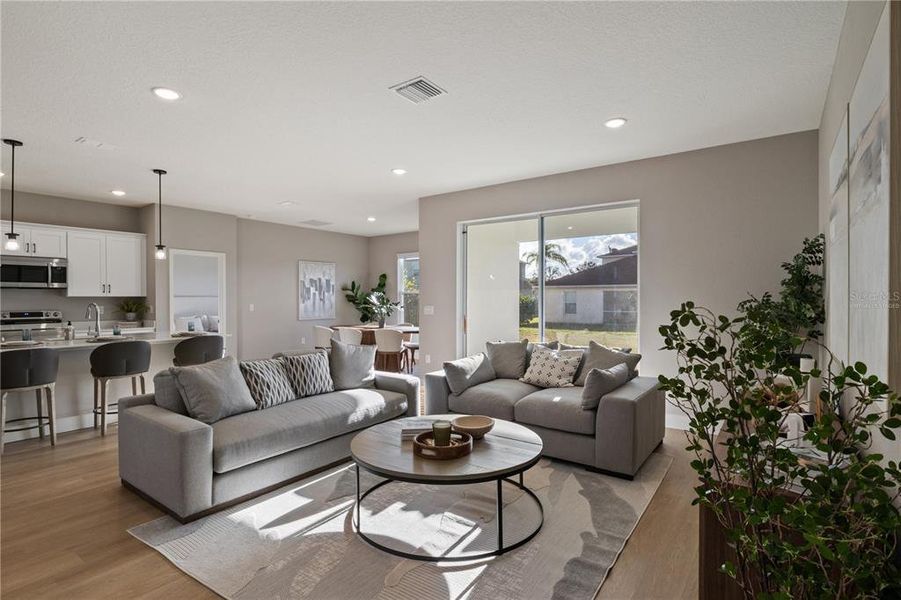 Furnished interior view inside a new home in , Palm Coast (Image 9).