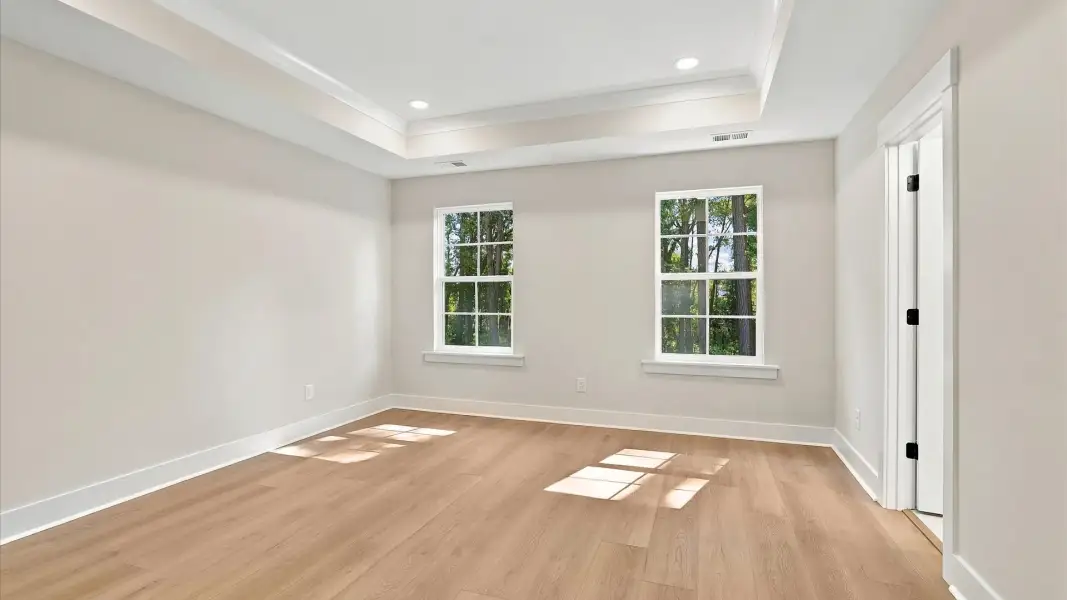 Furnished interior view inside a new home in Oak Bend, Charleston (Image 12). Furnished interior view inside a new home in Oak Bend, Charleston (Image 12).