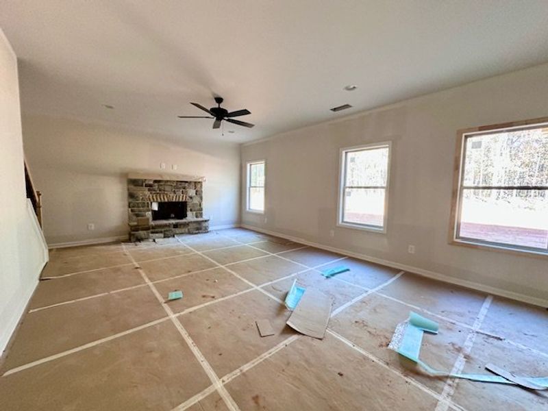 In-progress construction of a new home in Forrest Farms, Greenville, GA (Image 8).