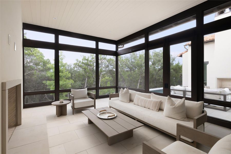 Furnished interior view inside a new home in Amarra Villas, Austin (Image 25).