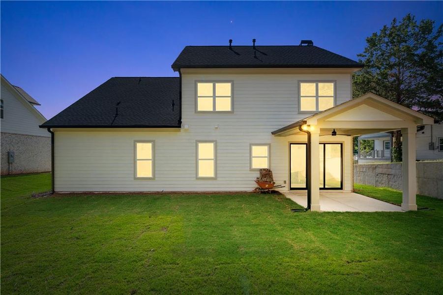 Front exterior of a new home in , Lawrenceville, GA, highlighting curb appeal (Image 2). Front exterior of a new home in , Lawrenceville, GA, highlighting curb appeal (Image 2).