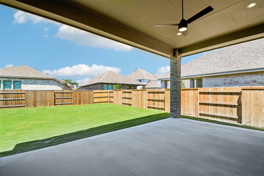 Exterior details and patio area of a home in 6 Creeks, Kyle (Image 21). Exterior details and patio area of a home in 6 Creeks, Kyle (Image 21).