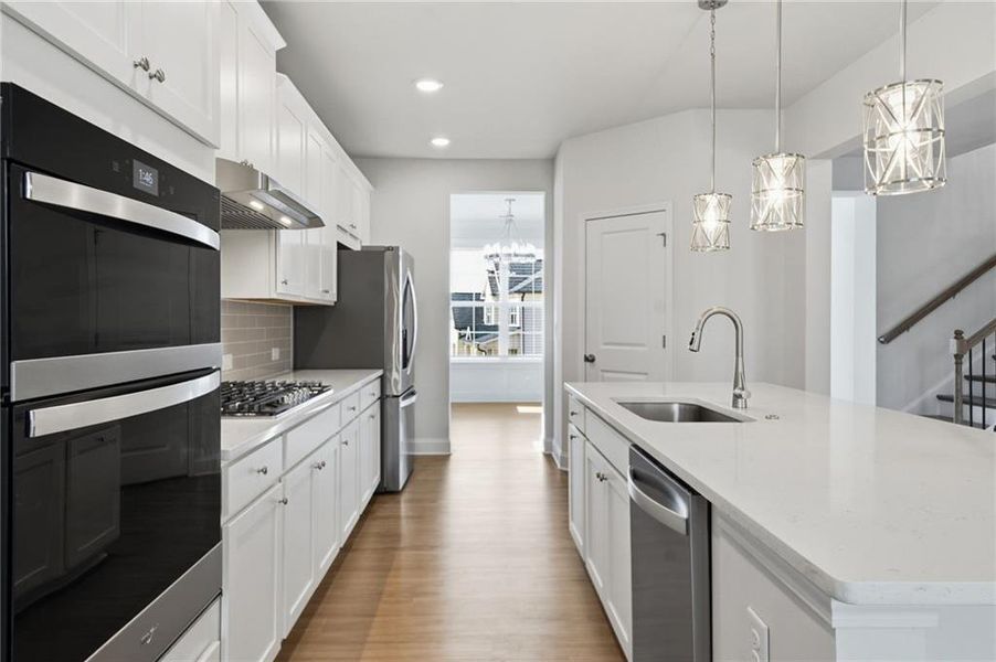 Furnished interior view inside a new home in Carmichael Farms, Canton (Image 6).