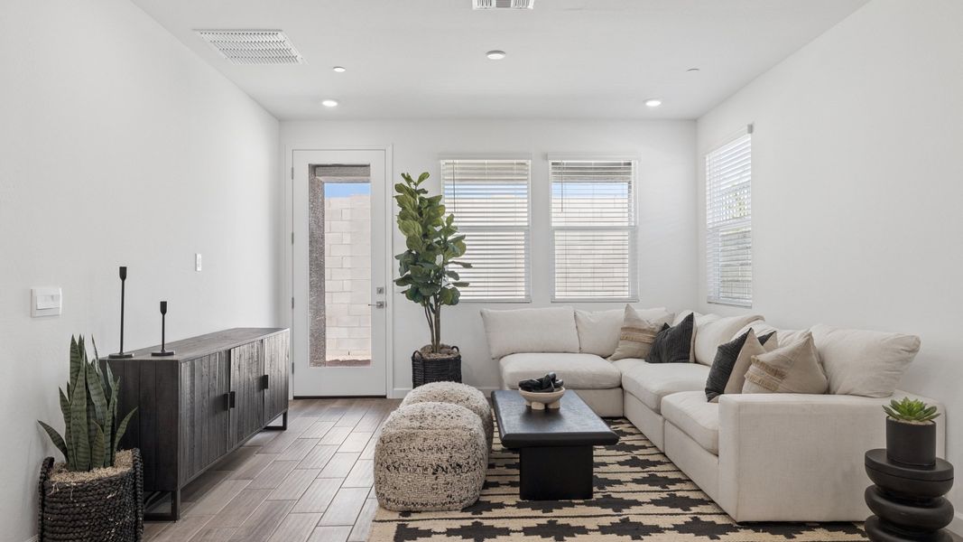 Furnished interior view inside a new home in The Buttes at Mystic, Peoria (Image 12).
