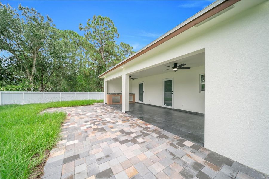 Exterior details and patio area of a home in , Lehigh Acres (Image 18). Exterior details and patio area of a home in , Lehigh Acres (Image 18).