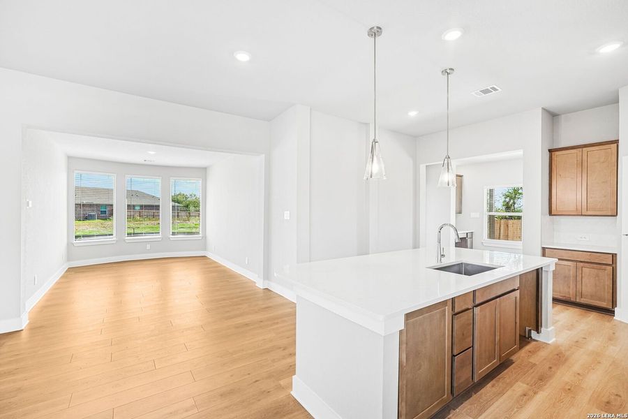 Furnished interior view inside a new home in Carmel Ranch, Schertz (Image 17).