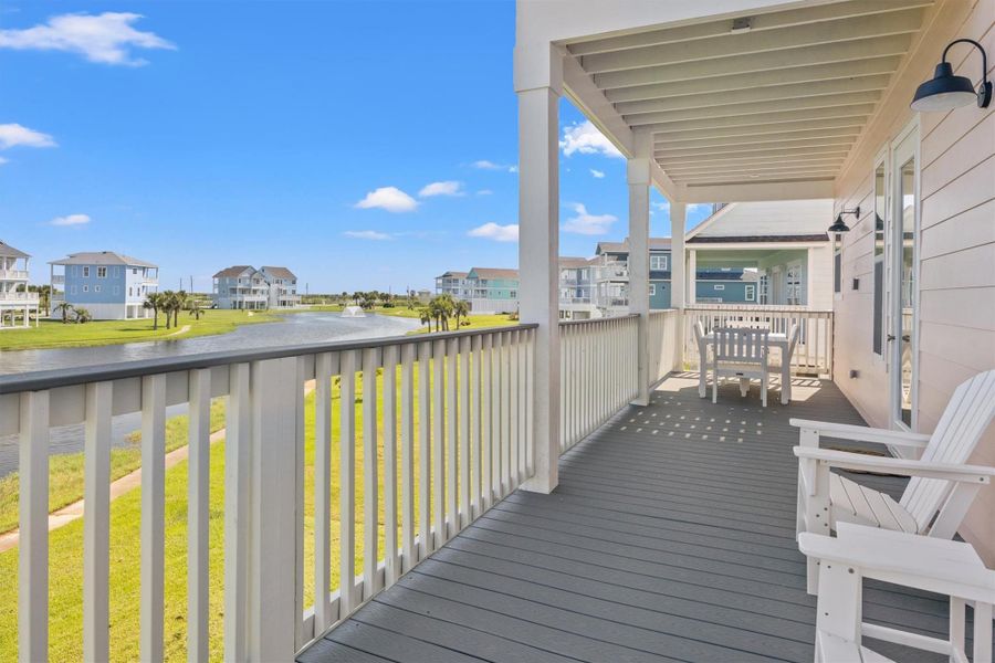 Enjoy watching the sunrise with your morning coffee on you first floor south facing deck.