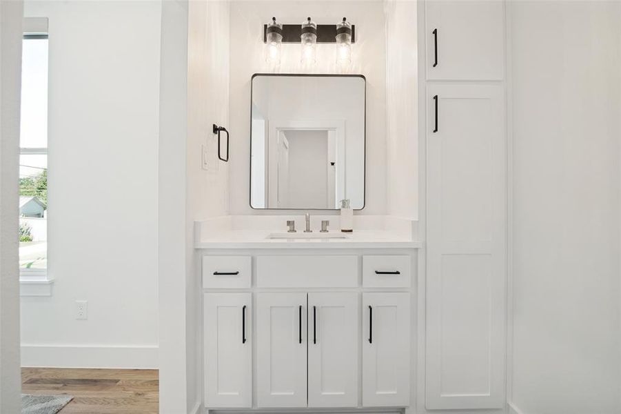 Furnished interior view inside a new home in , Dallas (Image 33).