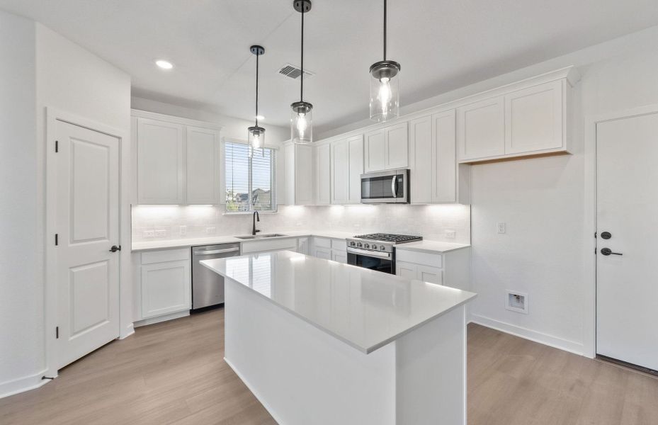 Furnished interior view inside a new home in Woodside, Georgetown (Image 5).