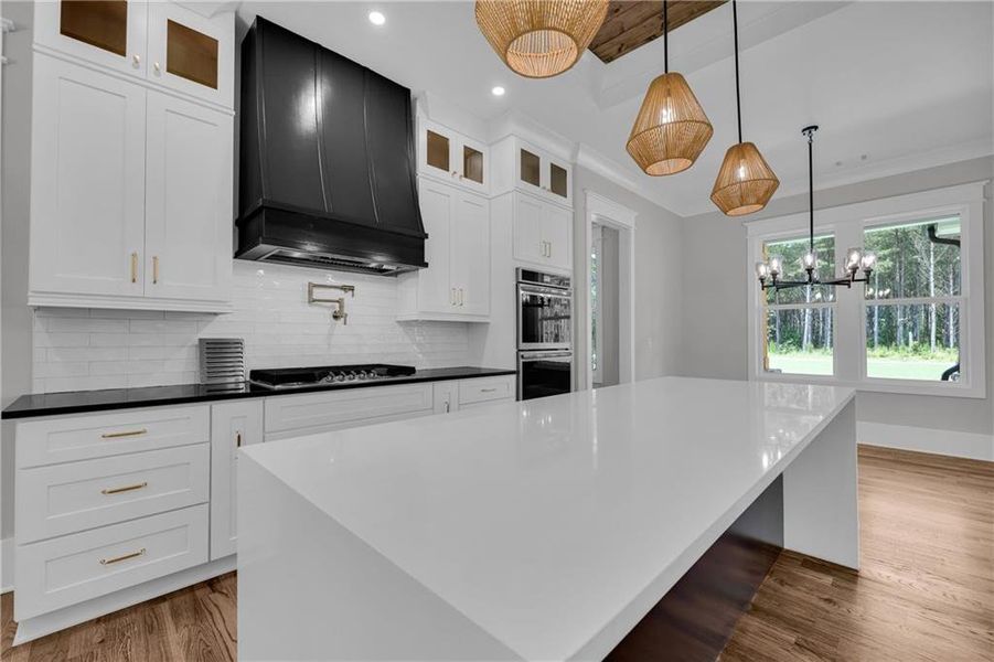 Furnished interior view inside a new home in , Monroe (Image 53).