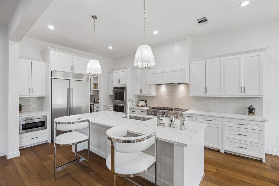 Furnished interior view inside a new home in , Houston (Image 32).