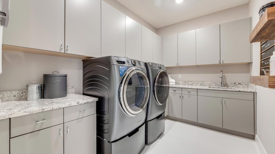 Laundry - Model shown is in a sister community Laundry - Model shown is in a sister community