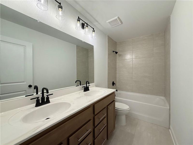 Furnished interior view inside a new home in Berkeley Mill, Cumming (Image 5). Furnished interior view inside a new home in Berkeley Mill, Cumming (Image 5).