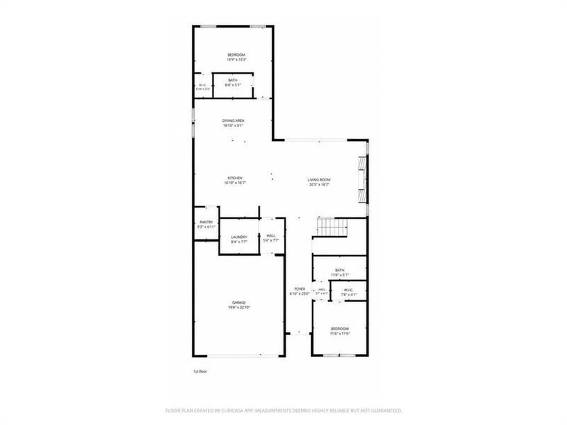 2D floor plan layout of this home in , Dallas, TX (Image 5).