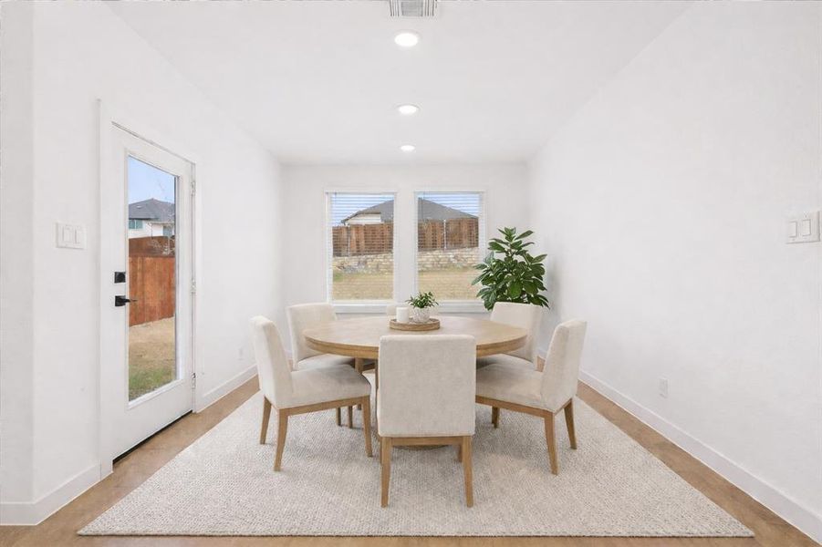 Furnished interior view inside a new home in Talon Hills, Saginaw (Image 9).