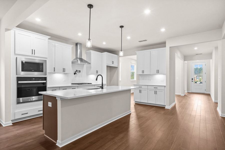 Representative furnished interior of a home built from the The Glenwood D by Davidson Homes LLC in Kelly Preserve, Loganville (Image 6).