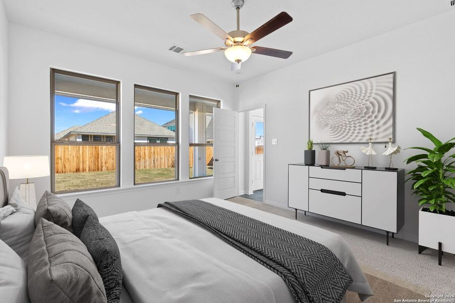 Furnished interior view inside a new home in Megan's Landing, Castroville (Image 7). Furnished interior view inside a new home in Megan's Landing, Castroville (Image 7).