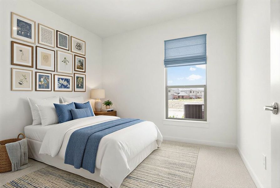 Furnished interior view inside a new home in Cottonwood Creek, Rowlett (Image 18).
