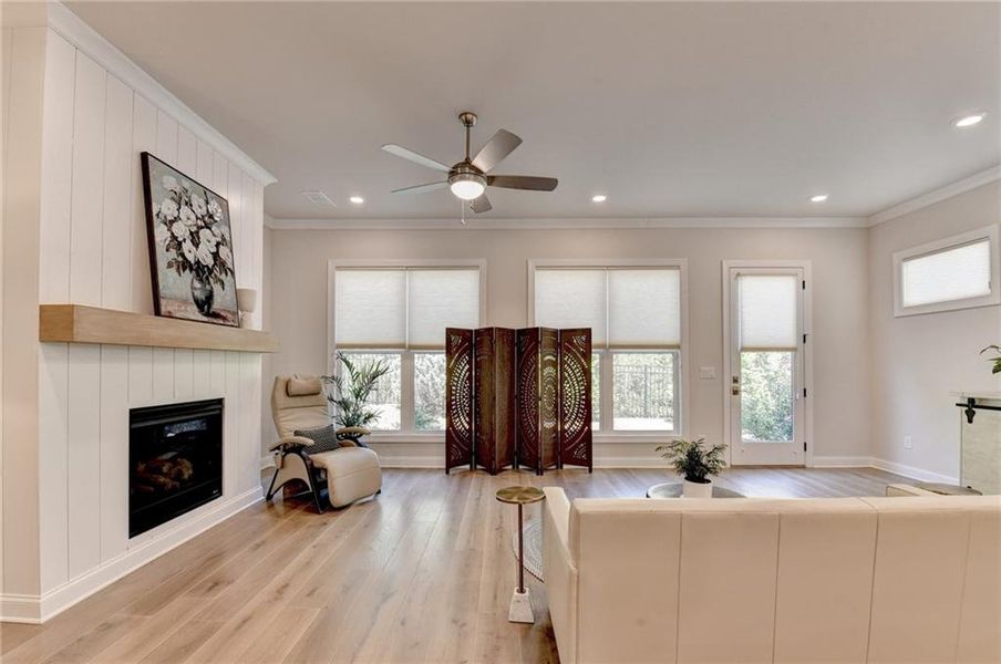 Furnished interior view inside a new home in , Canton (Image 39).