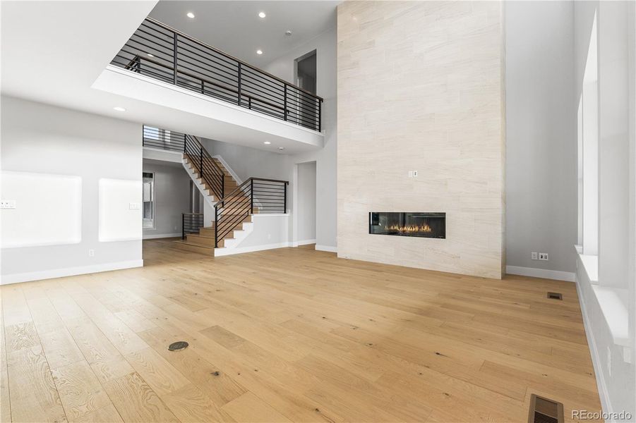 Spacious, unfurnished interior of a new home in Luxe at The Canyons, Castle Pines (Image 42).