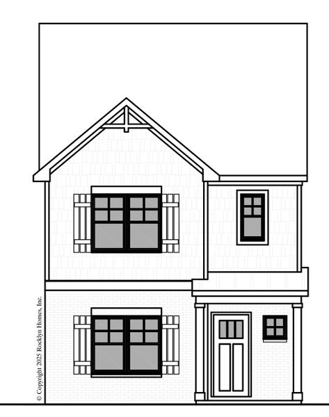 Representative rendering of the exterior for the Ivey by Rocklyn Homes (Image 1). Representative rendering of the exterior for the Ivey by Rocklyn Homes (Image 1).