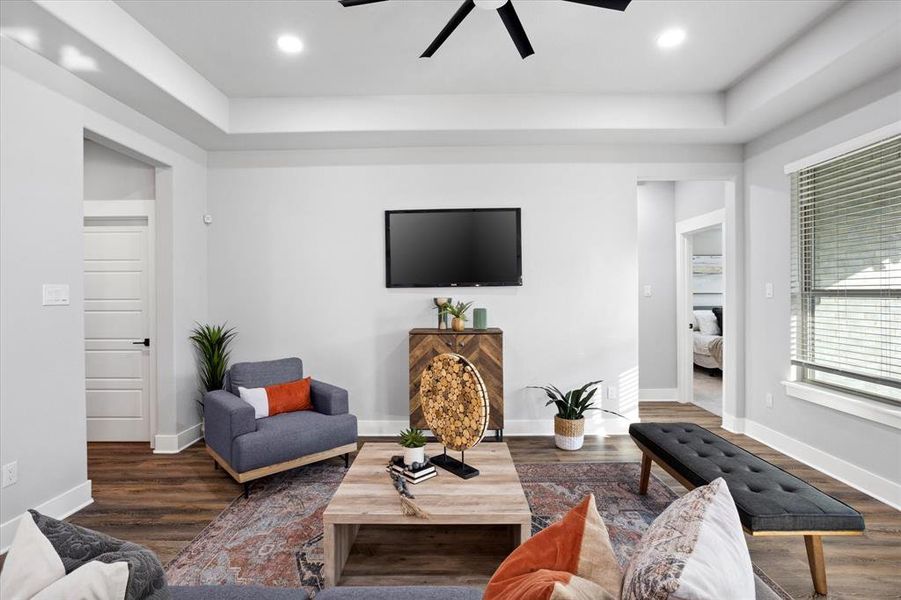 Furnished interior view inside a new home in , Italy (Image 12).