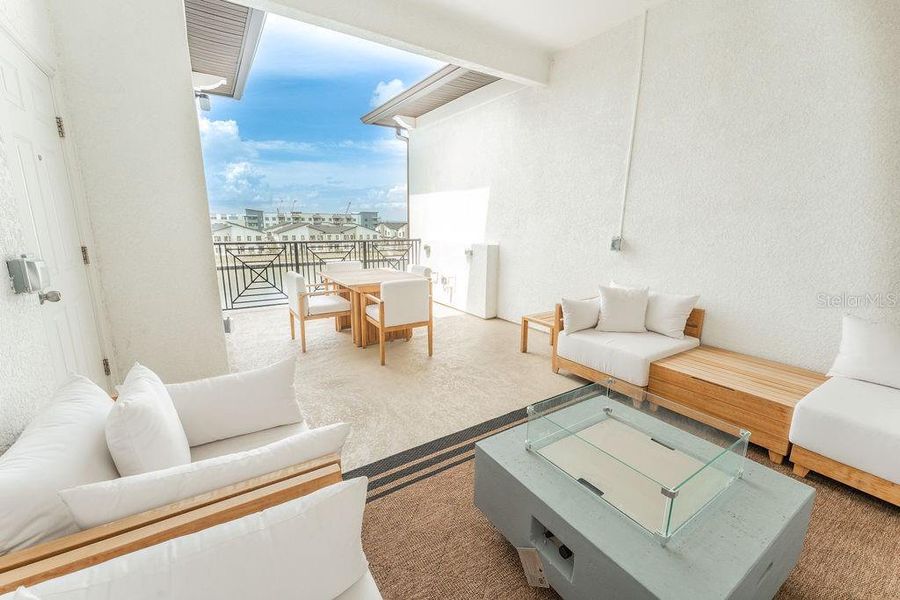 Furnished interior view inside a new home in , Tampa (Image 17).