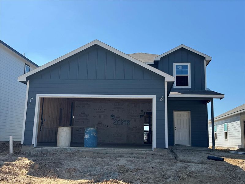 In-progress construction of a new home in Maple Heights, Porter, TX (Image 20).