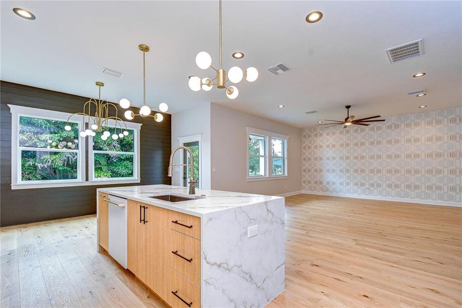 Furnished interior view inside a new home in , Tampa (Image 9).