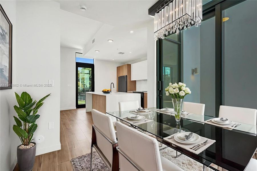 Furnished interior view inside a new home in , Miami (Image 21). Furnished interior view inside a new home in , Miami (Image 21).