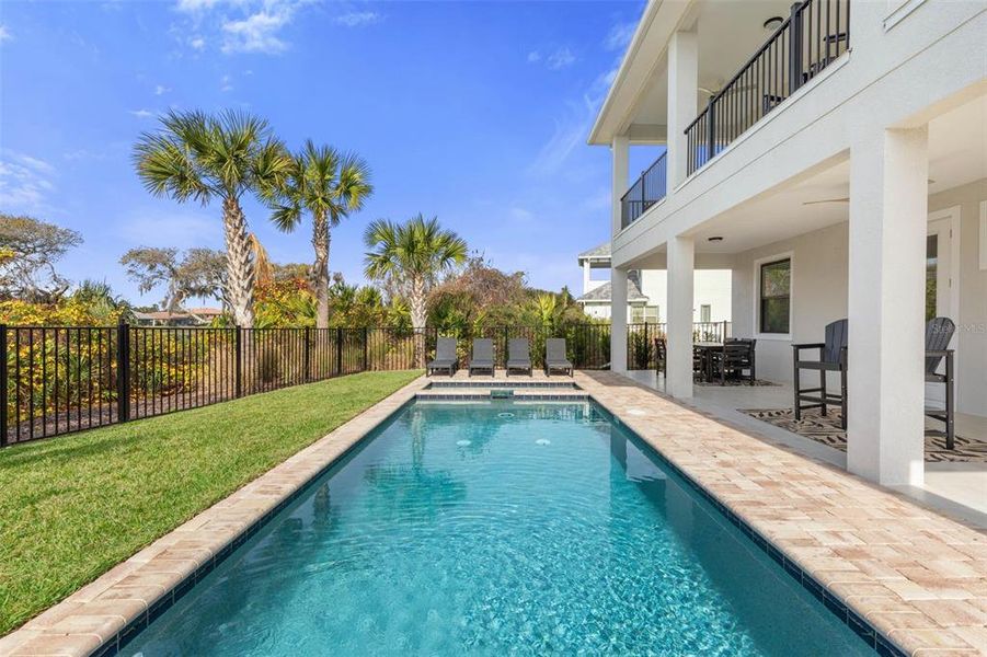 Exterior details and patio area of a home in , Palm Coast (Image 31). Exterior details and patio area of a home in , Palm Coast (Image 31).