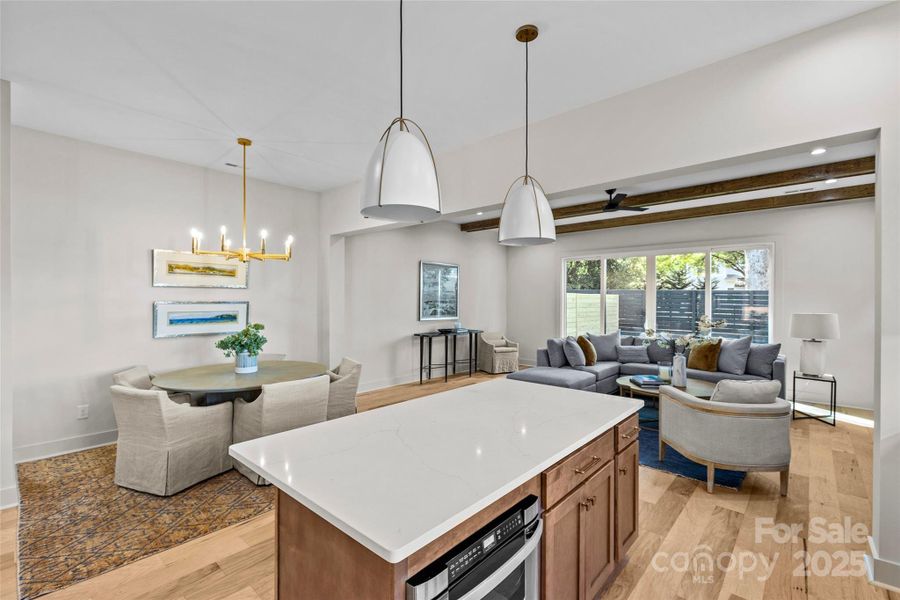 Furnished interior view inside a new home in , Charlotte (Image 13).