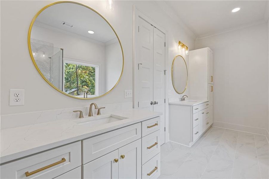 Furnished interior view inside a new home in , Canton (Image 14).