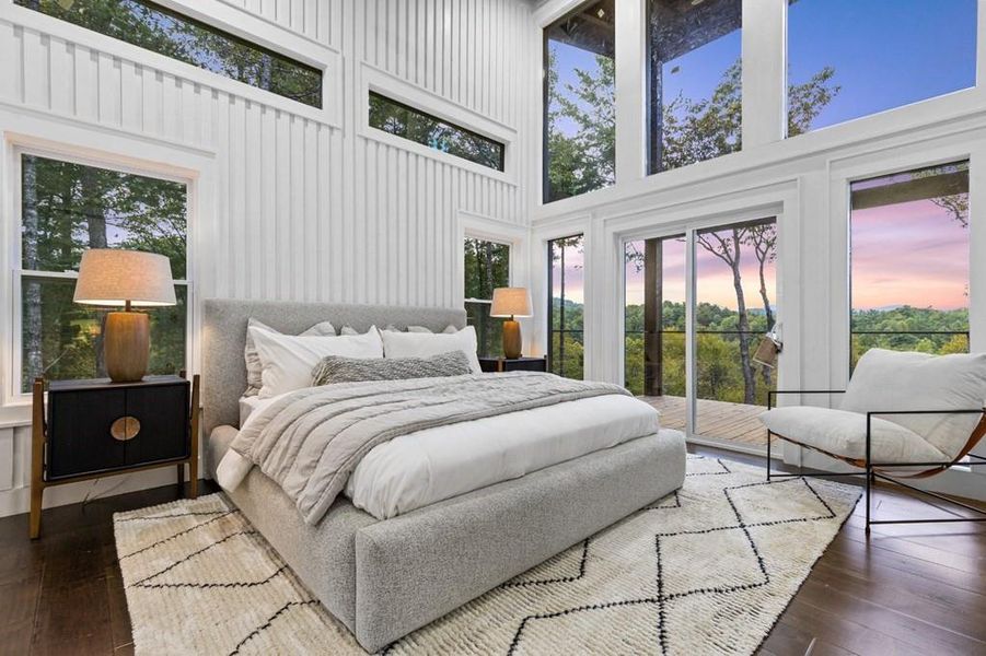 Furnished interior view inside a new home in , Mineral Bluff (Image 28).