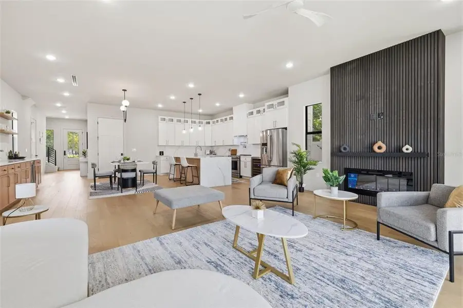 Furnished interior view inside a new home in , Tampa (Image 7).