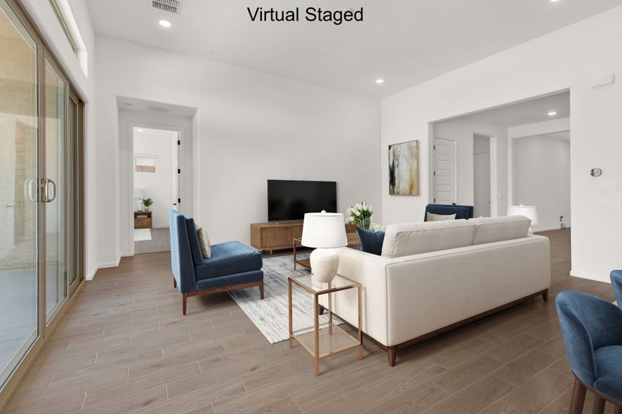 Furnished interior view inside a new home in Saguaro Reserve II, Marana (Image 6).