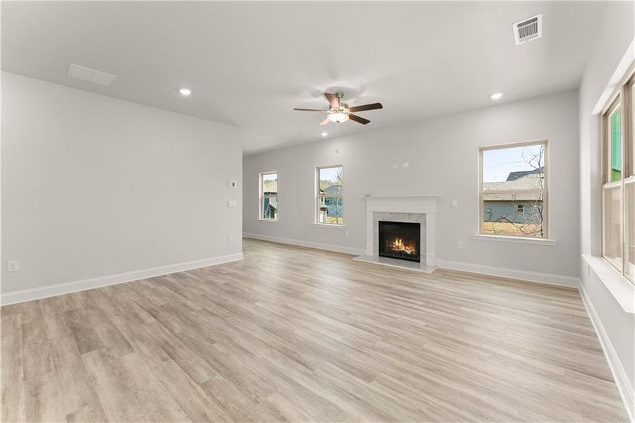 Spacious, unfurnished interior of a new home in Magnolia Villas, Cornelia (Image 42).