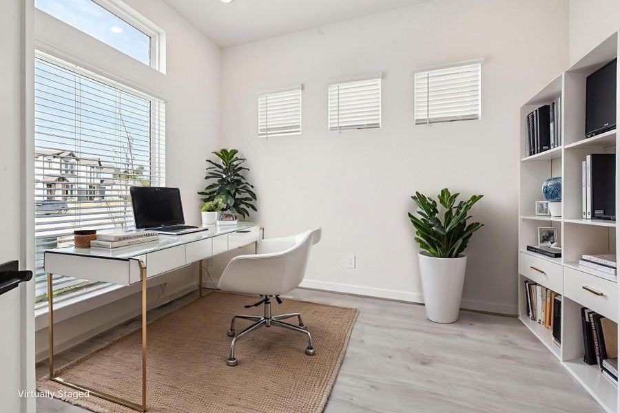 Furnished interior view inside a new home in Pinewood Trails - Luxe Series, Atascocita (Image 10). Furnished interior view inside a new home in Pinewood Trails - Luxe Series, Atascocita (Image 10).