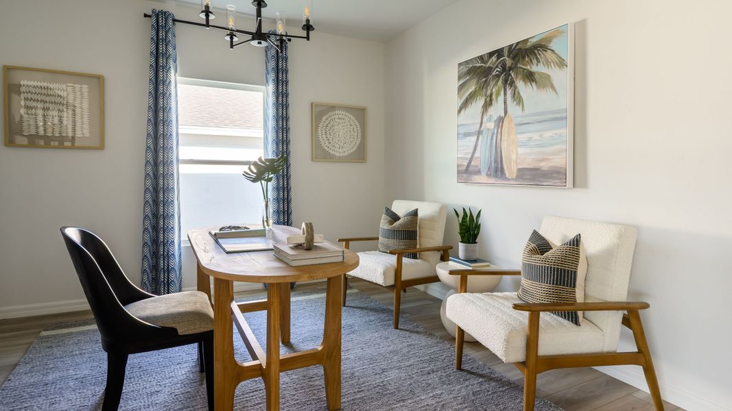 Furnished interior view inside a new home in Pasadena Ridge, Dade City (Image 17).