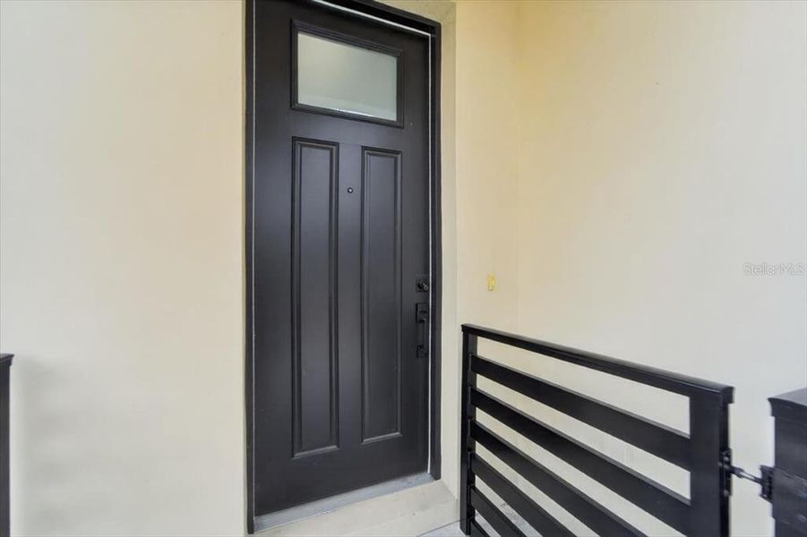 Exterior details and patio area of a home in , Tampa (Image 42).