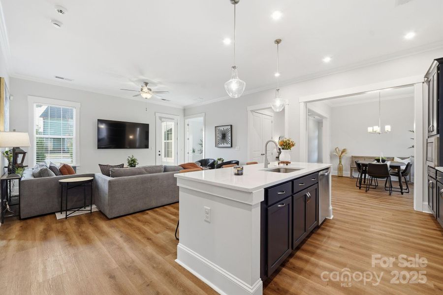 Open-concept perfect for entertaining