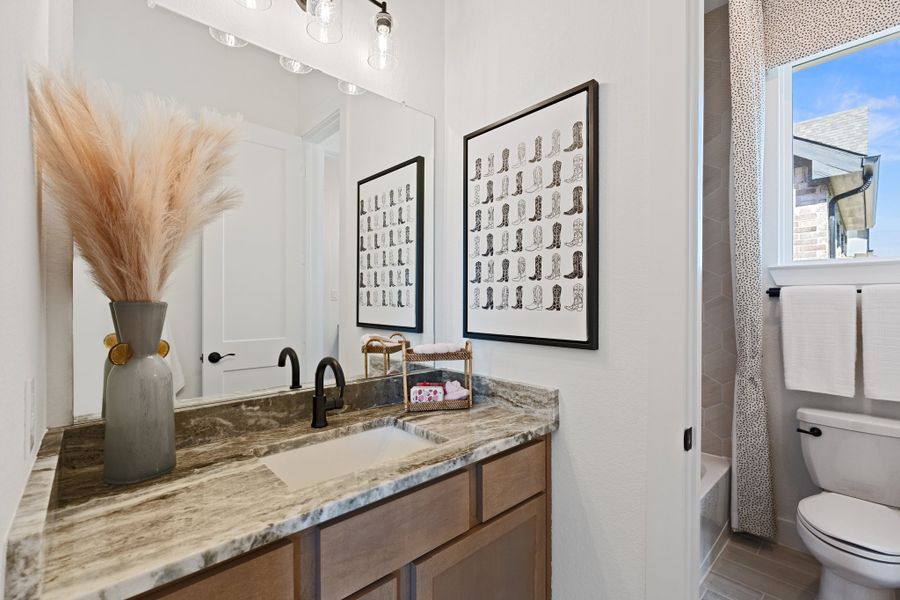 Furnished interior view inside a new home in Riceland, Mont Belvieu (Image 30).