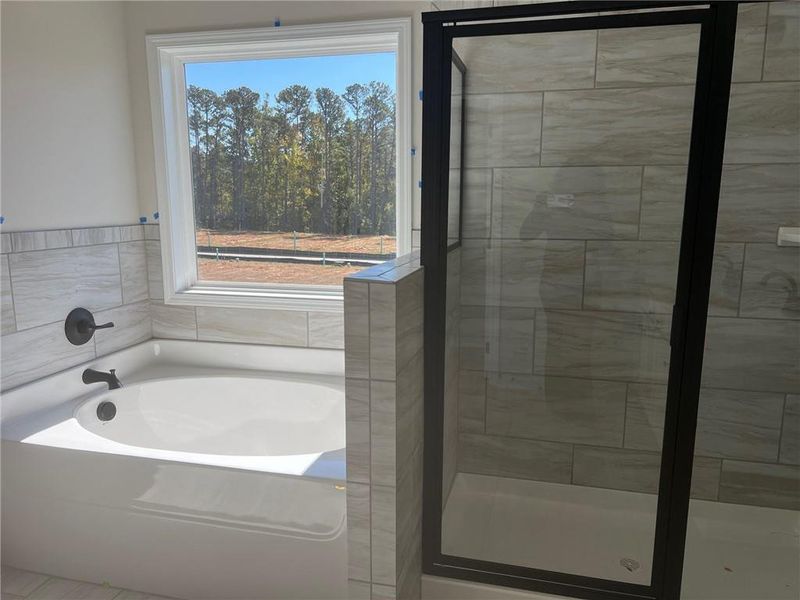 Close-up of interior finishes inside a home in Crofton Place Enclave, Snellville (Image 12).