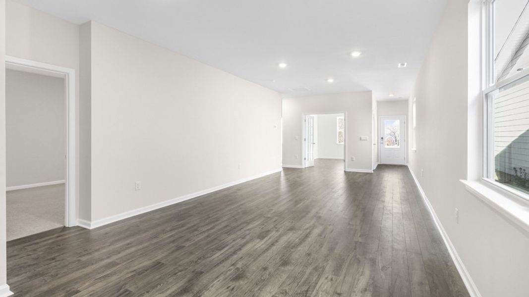 Spacious, unfurnished interior of a new home in The Villas at Haywood Glen, Knightdale (Image 12).