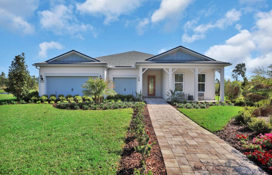 Representative exterior photo of a completed home built from the Renown by Del Webb in Del Webb Saint Johns, St. Johns, FL (Image 23).