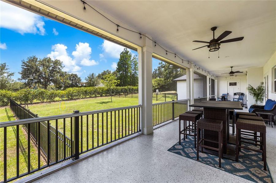Exterior details and patio area of a home in , Dade City (Image 4).