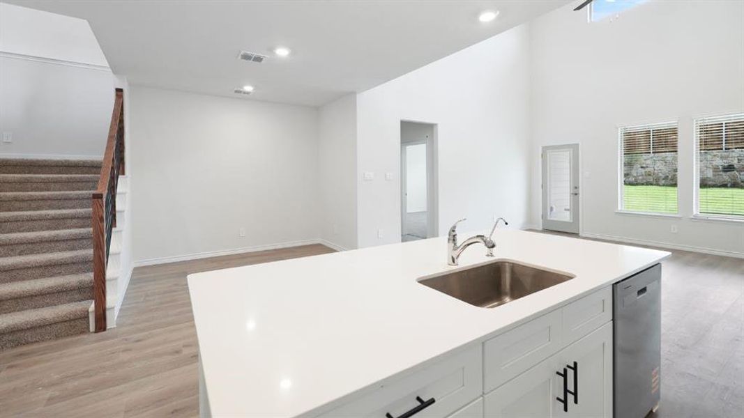 Furnished interior view inside a new home in The Landing at Hidden Lakes, McKinney (Image 12).