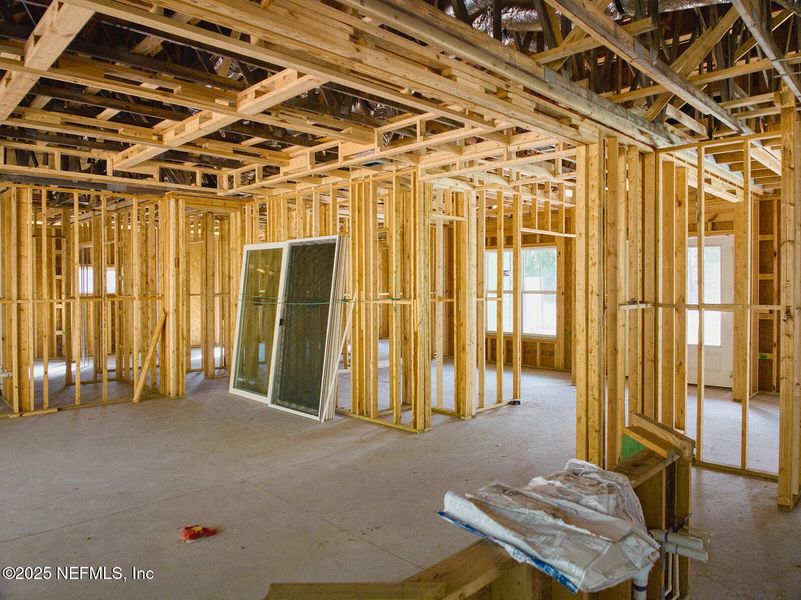 In-progress construction of a new home in , Yulee, FL (Image 7). In-progress construction of a new home in , Yulee, FL (Image 7).